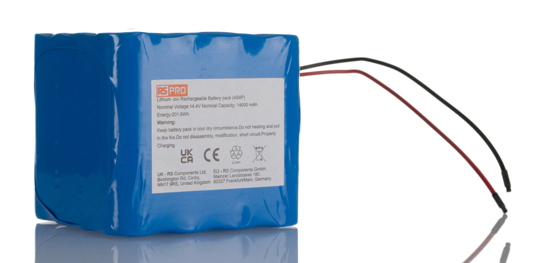 TieDex UK 14.4 V Lithium-ion Rechargeable Battery Pack, 14 Ah - Pack of 1