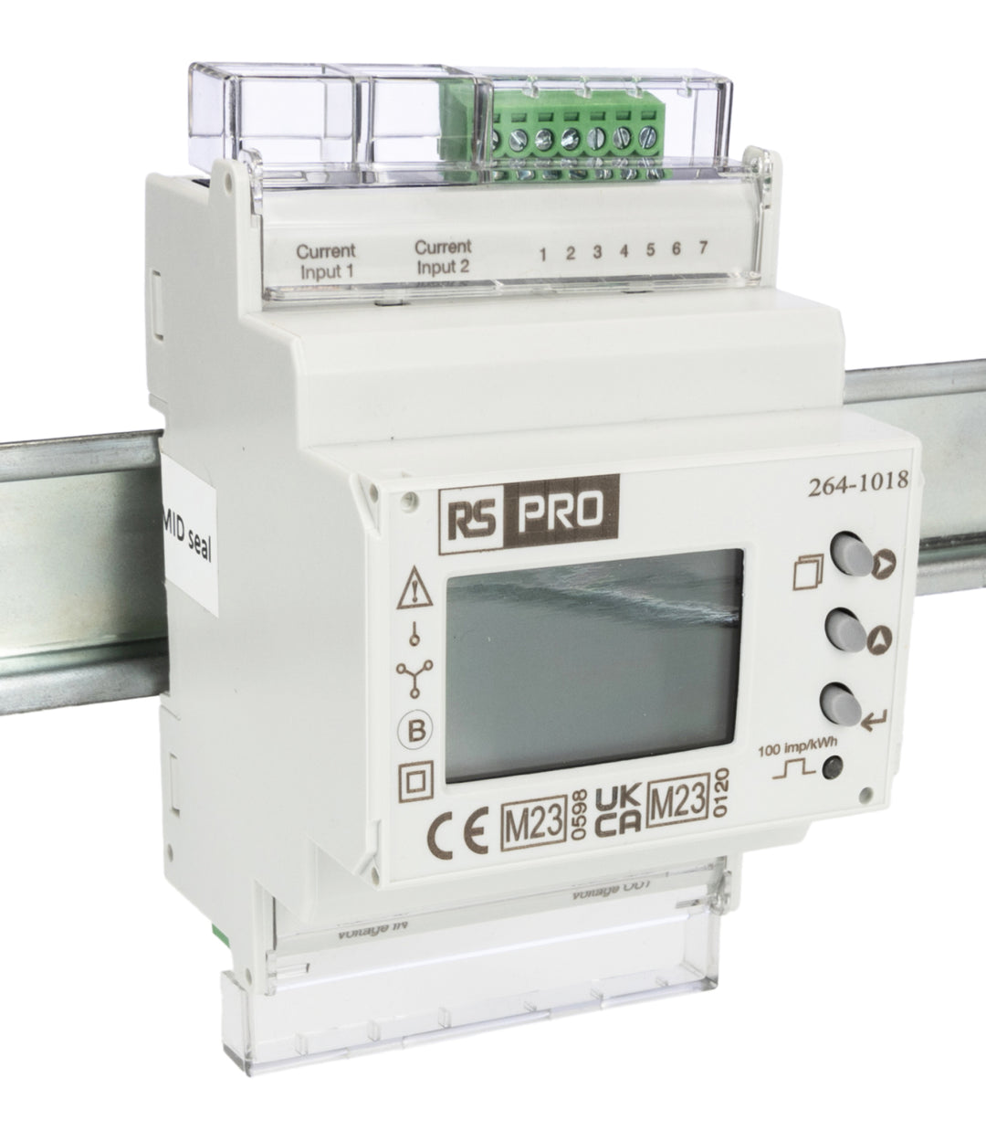 TieDex UK 3 Phase, Type Energy Meter LCD Energy Meter