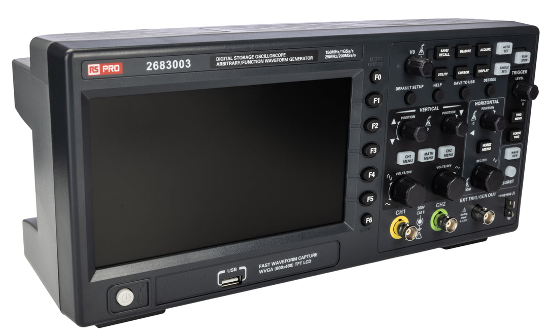 TieDex UK, 150 MHz Bench Digital Oscilloscope, 2 Channels