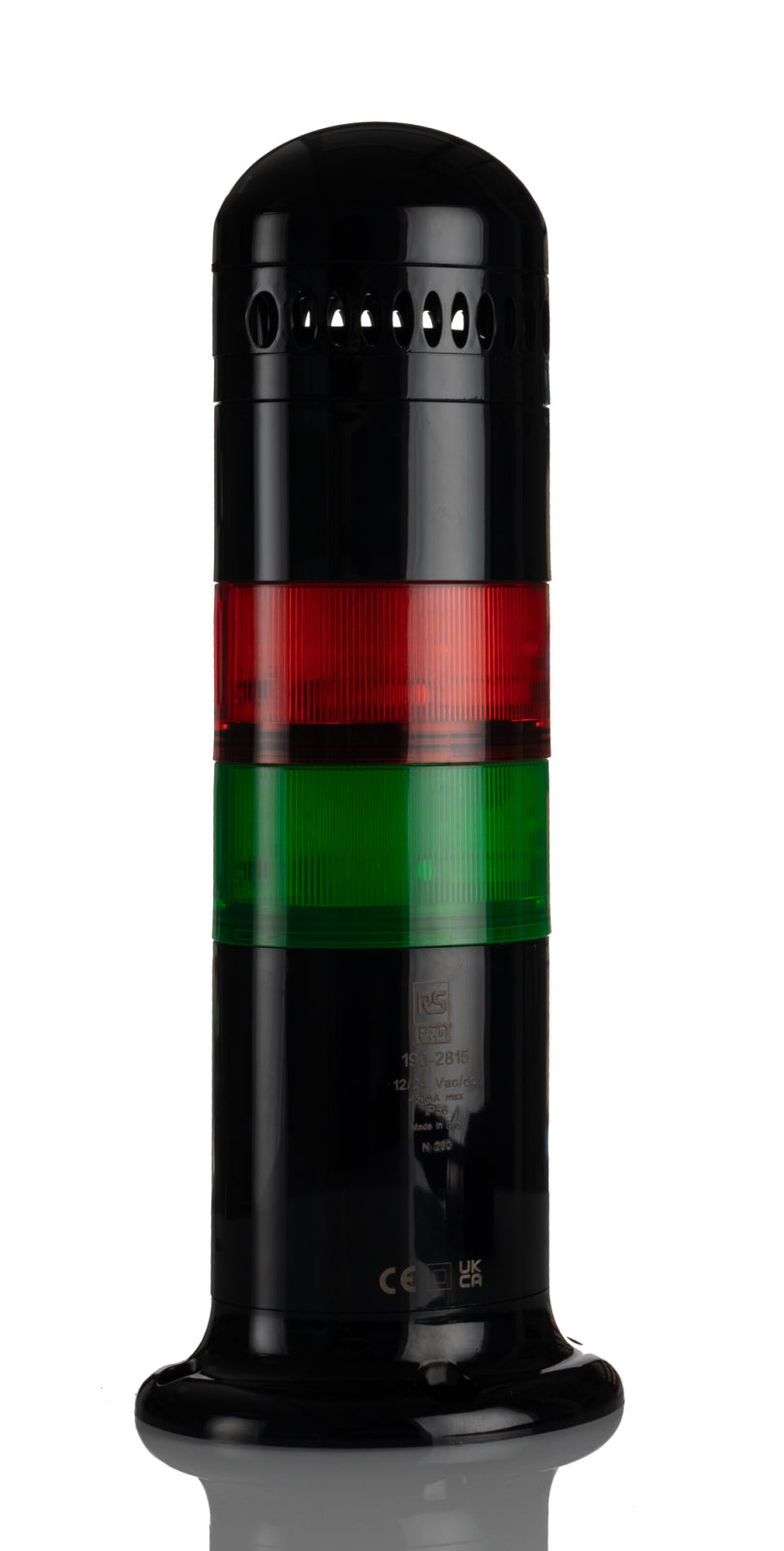 TieDex UK Green, Red Signal Tower Integrated Sounder, 6 Lights 24V ac/dc Screw
