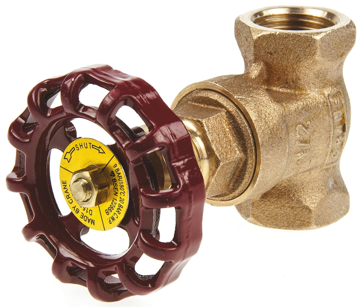 TieDex UK Gate Valve 1/2 in, 1/2 in