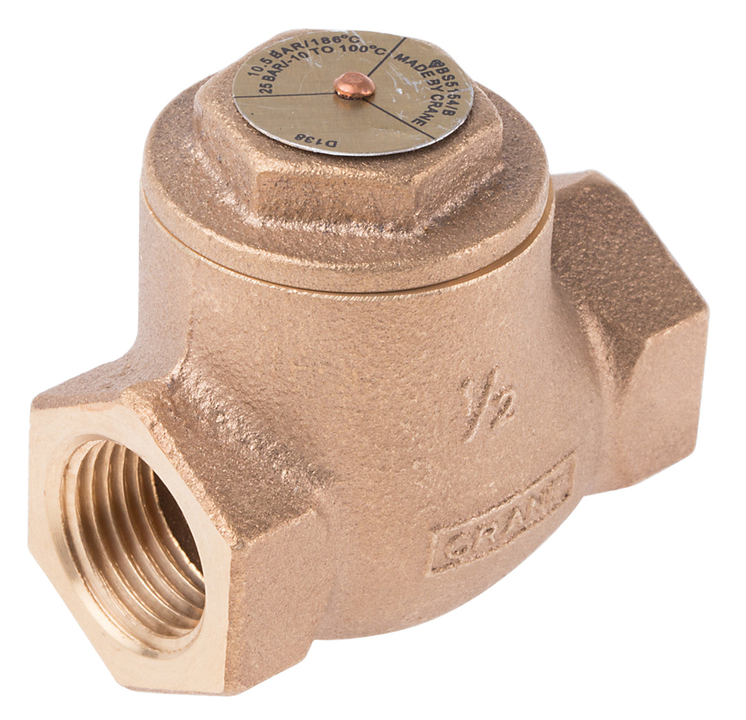 TieDex UK Bronze Threaded Threaded R Single Check Valve 1/2 in, 25 bar