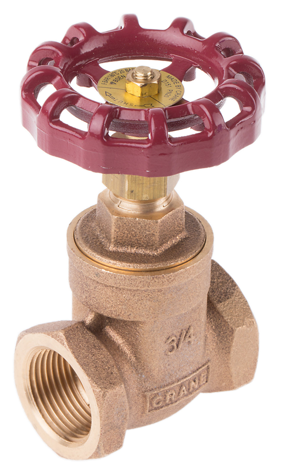TieDex UK Gate Valve 3/4 in, 3/4 in