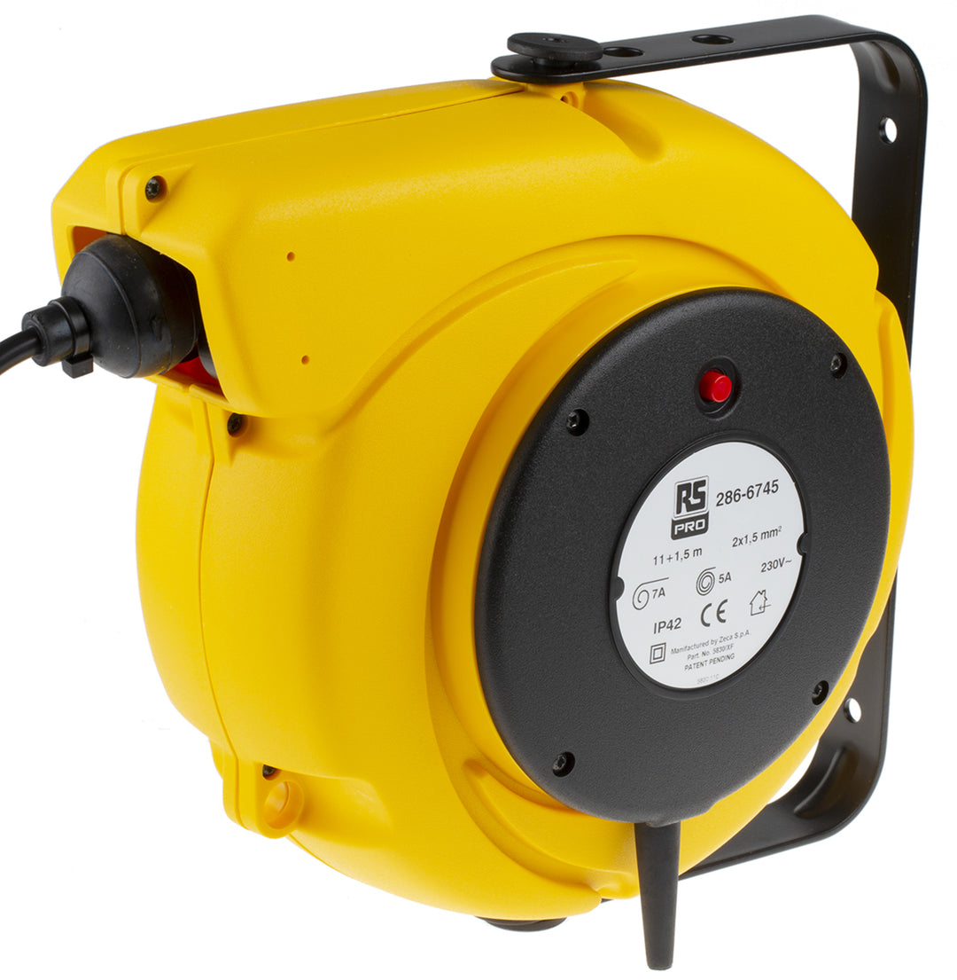 TieDex UK 11 m 0 Socket Cable Reel Cable Reel, 230V, IP42