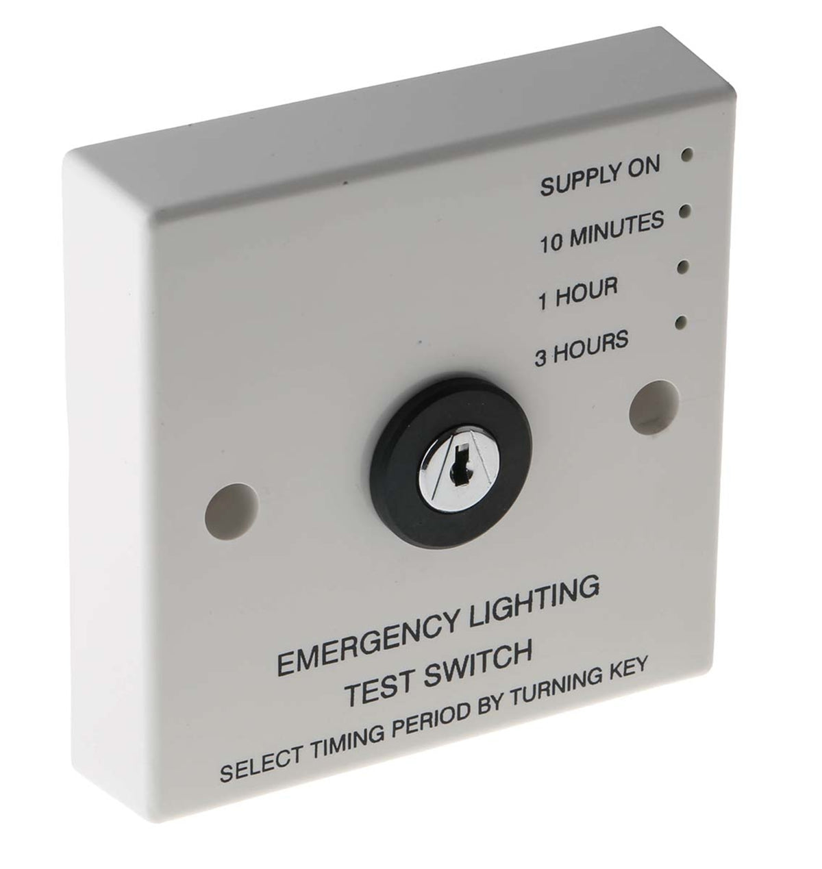 TieDex UK Emergency Light Test Switch, Surface 240V