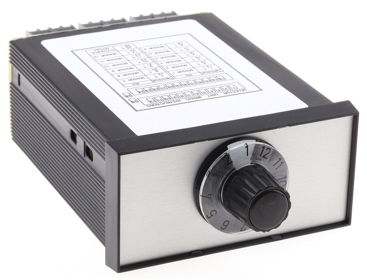 TieDex UK Thermocouple Selector Switch for Use with Thermocouple, RoHS Standard