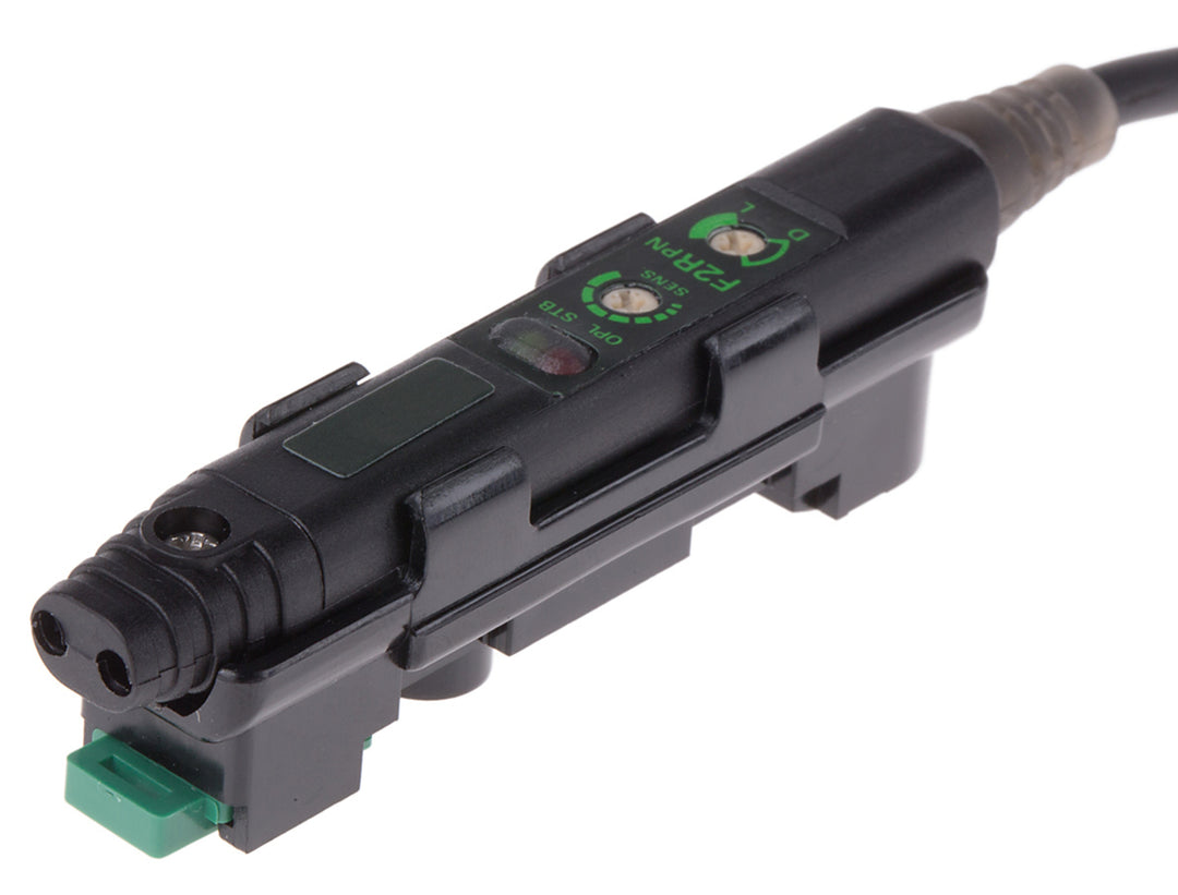 TieDex UK Plastic Fibre Optic Sensor, PNP Output, IP65 24V dc