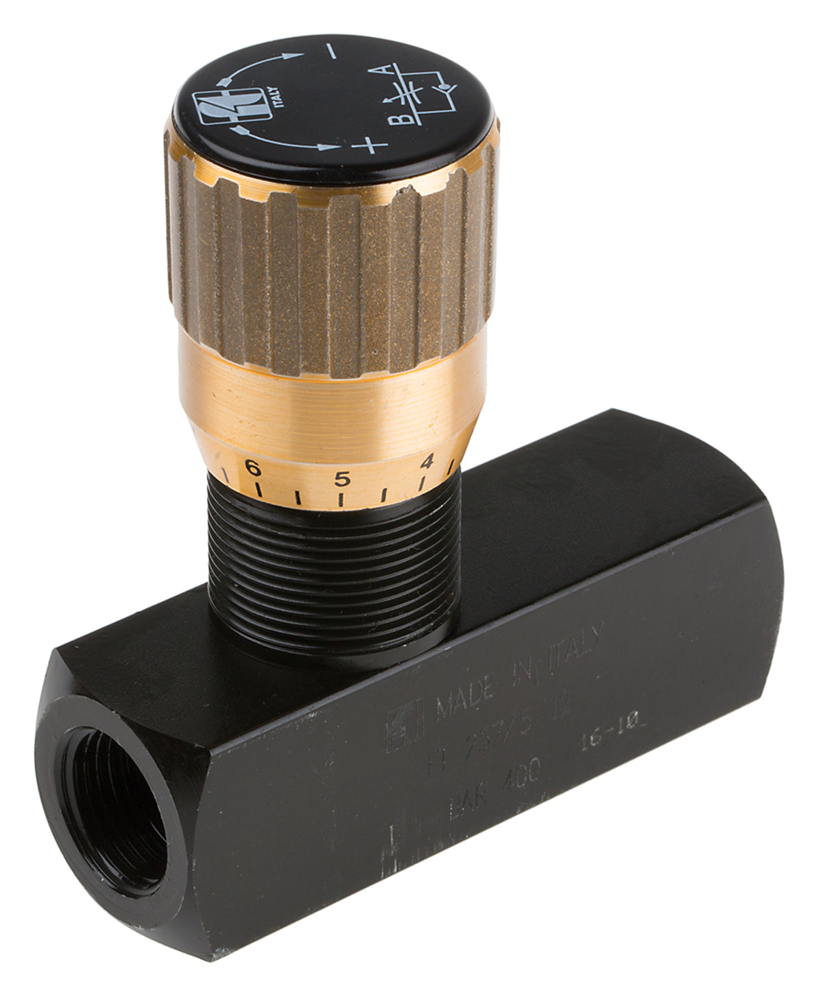 TieDex UK In Line Mount Mounting Hydraulic Flow Control Valve, G, 85L/min