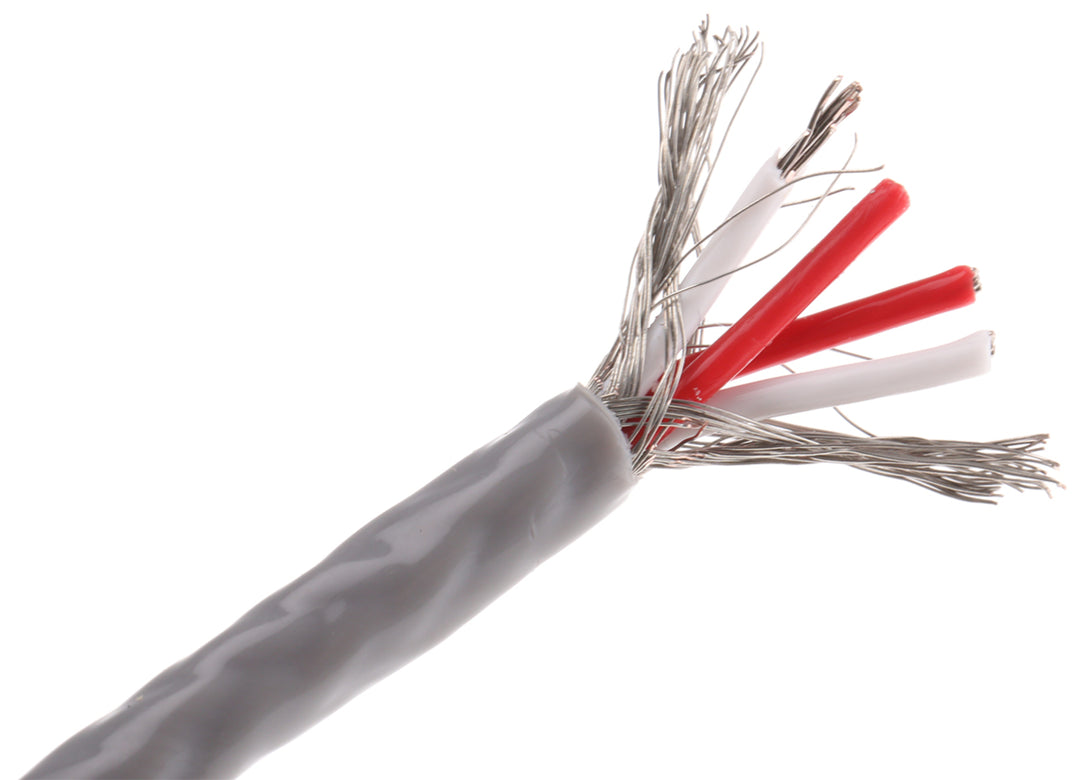 TieDex UK Type RTD Thermocouple &amp; Extension Wire, Screened 25 m, Polytetrafluoroethylene Insulation, 80 °C Max, 7 x 0.2 mm