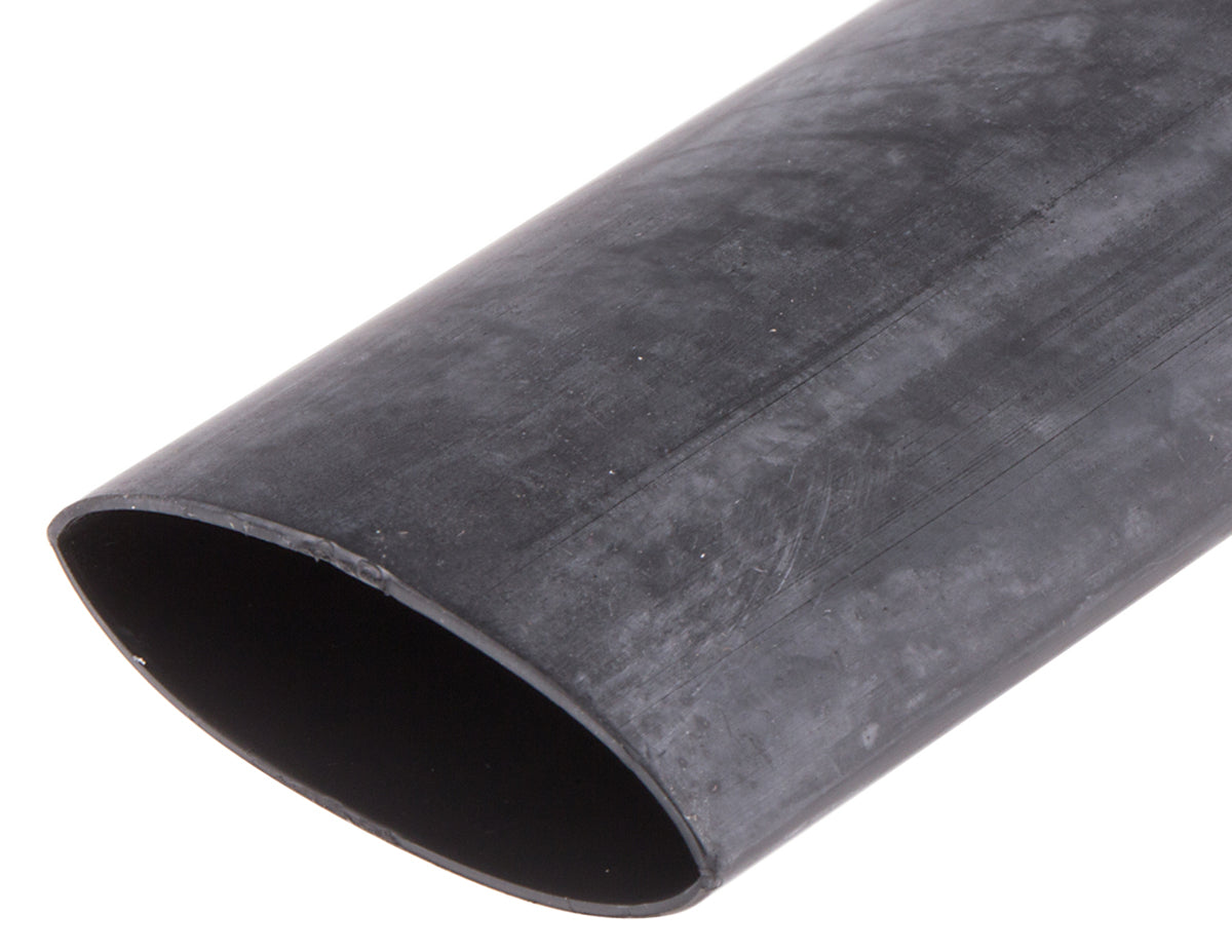 TieDex UK Halogen Free Heat Shrink Tubing, Black 25.4 mm Sleeve Dia. x 300mm Length 2:1 Ratio