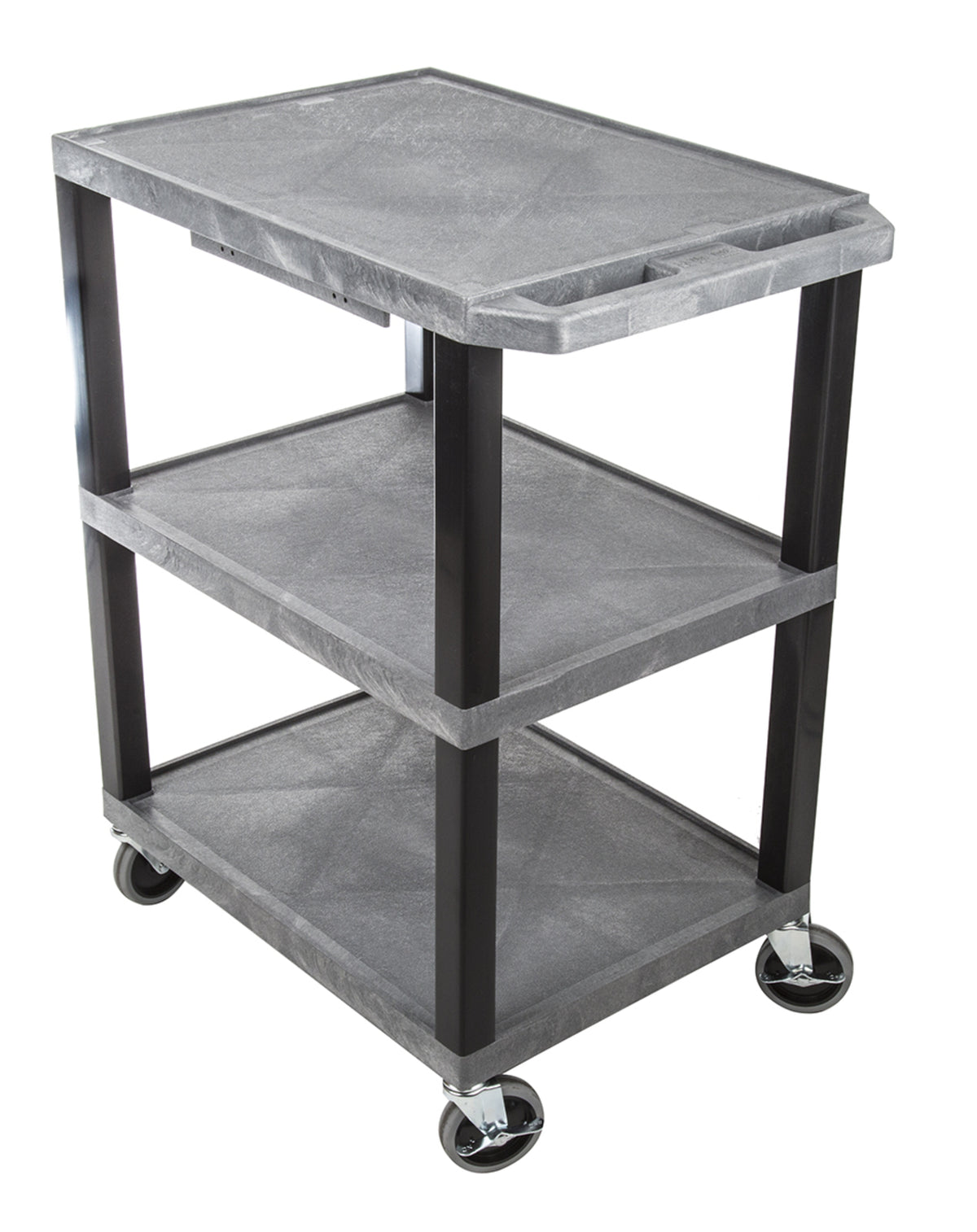 TieDex UK 3 Polyethylene Castor Trolley, 670 mm, 150 kg Load, 460 mm