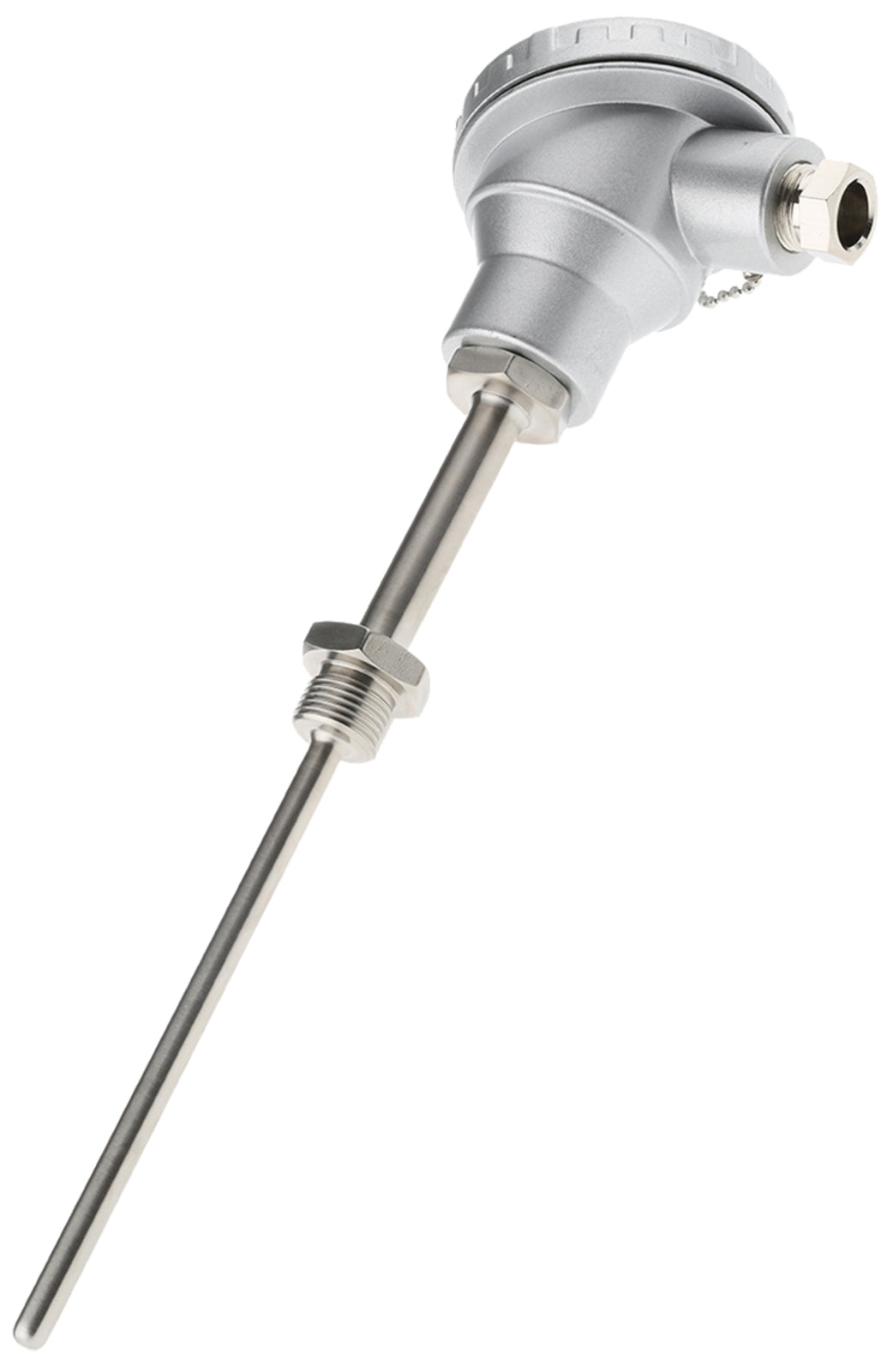 TieDex UK PT100 RTD Sensor 8 mm Dia, 150 mm Long, 4 Wire, Class B 450 °C max