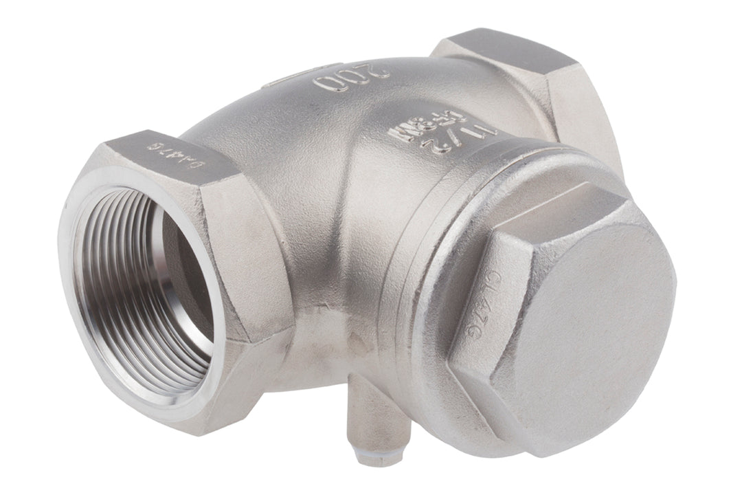 TieDex UK Stainless Steel Threaded Threaded BSP Single Check Valve 1 to 1/2 in, 14 bar