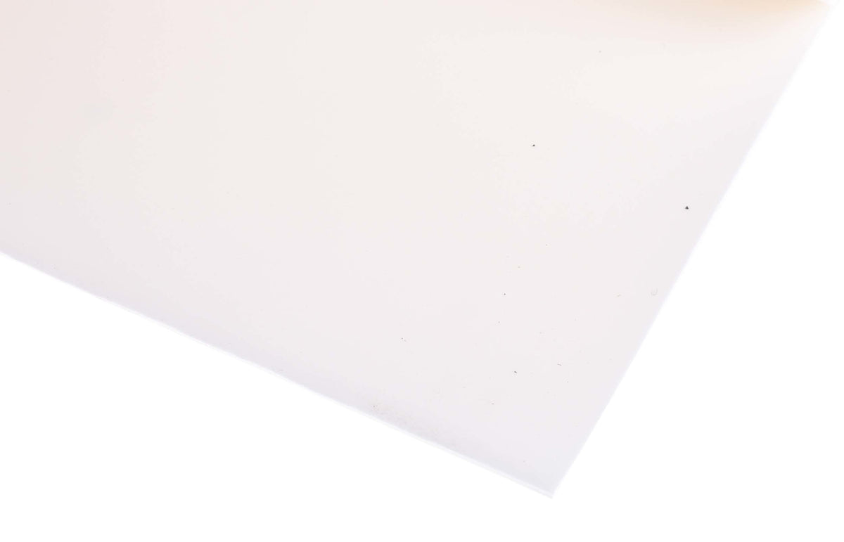 TieDex UK White Silicone Rubber Sponge Sheet, 1.2 m x 600mm x 1.5 mm, 200 °C
