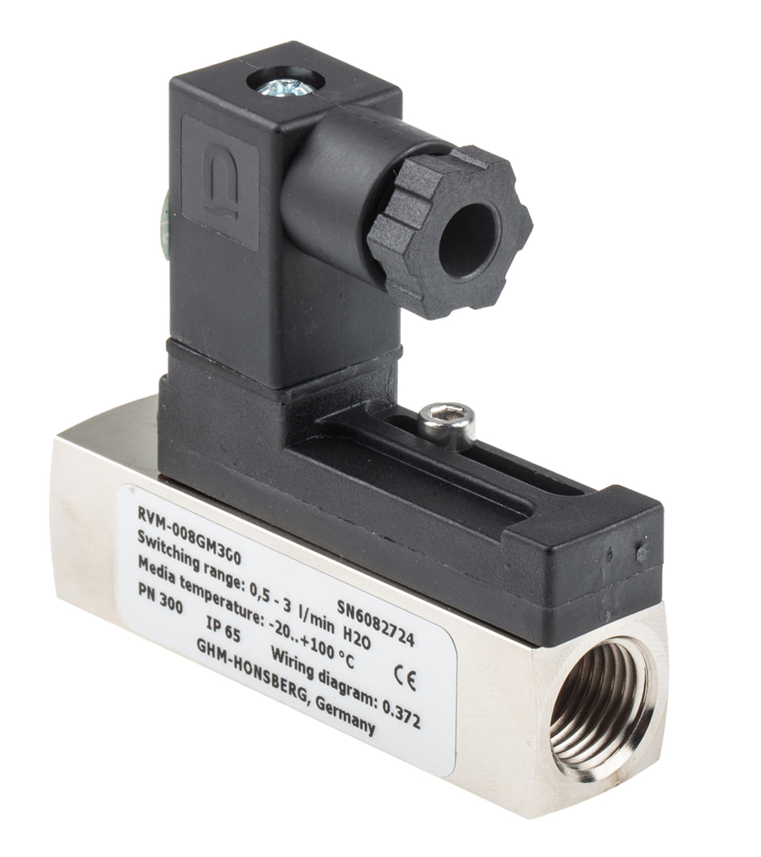 TieDex UK Flow Switch 0.5L/min to 3L/min, 1/4 in