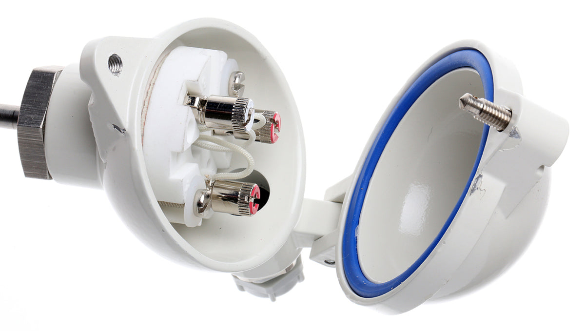 TieDex UK PT100 RTD Sensor 8 mm Dia, 250 mm Long, 3 Wire, Class B 500 °C max