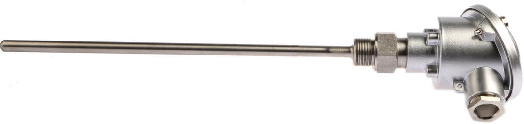 TieDex UK PT100 RTD Sensor 8 mm Dia, 250 mm Long, 3 Wire, Class B 250 °C max
