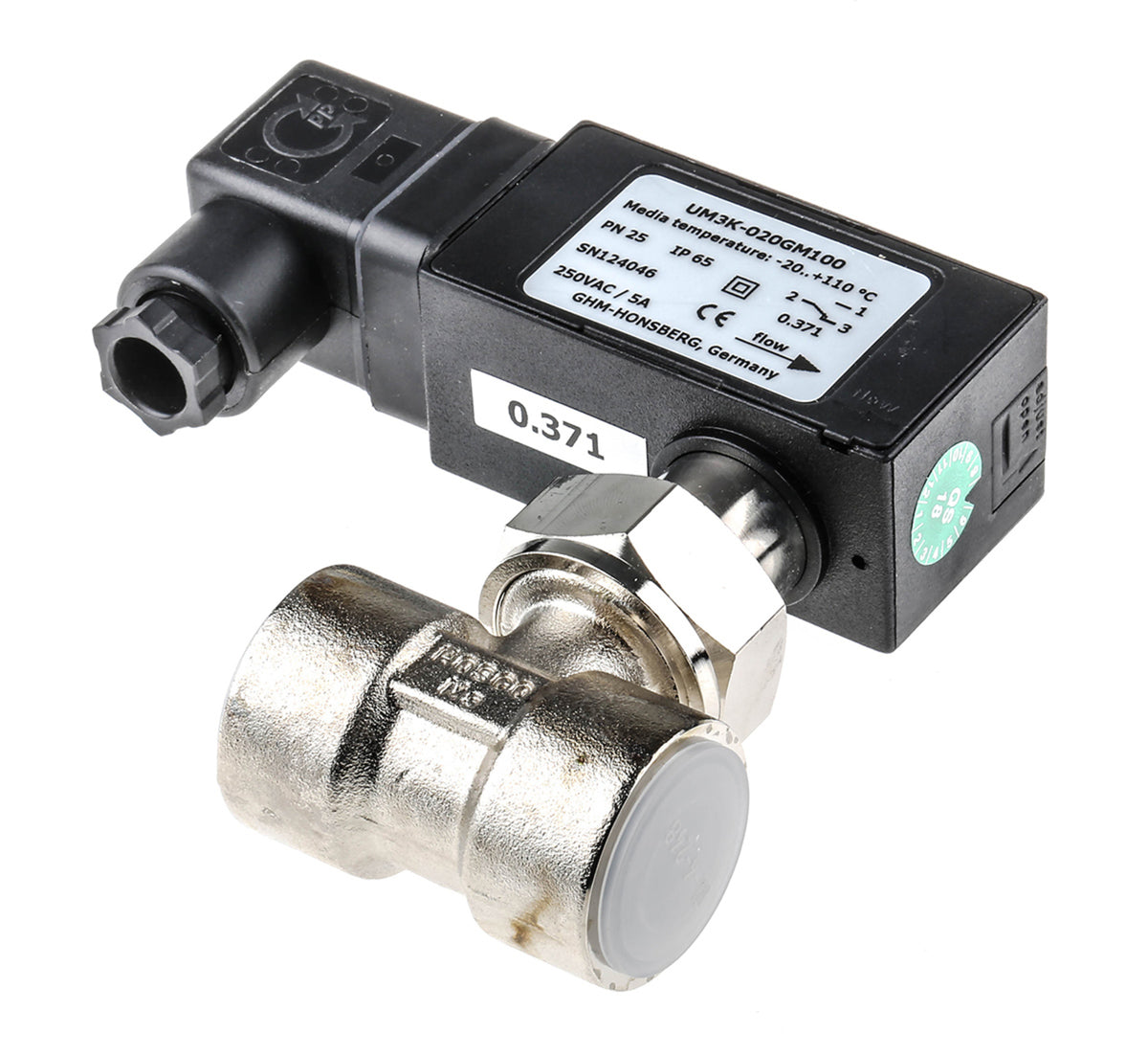 TieDex UK Paddle Flow Switch for Liquid, 7.5L/min Min, 10L/min Max