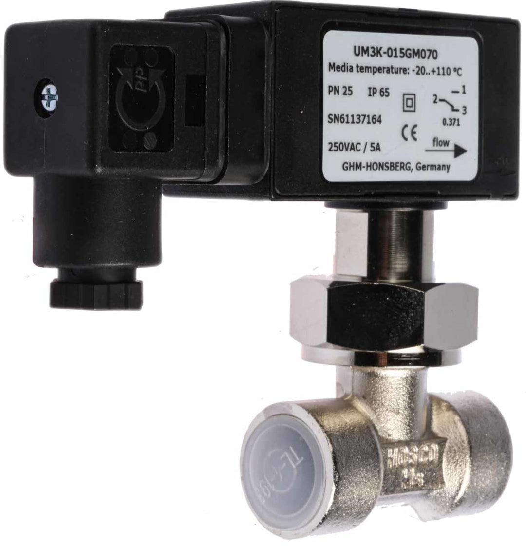 TieDex UK Paddle Flow Switch for Liquid, 5.5L/min Min, 7L/min Max