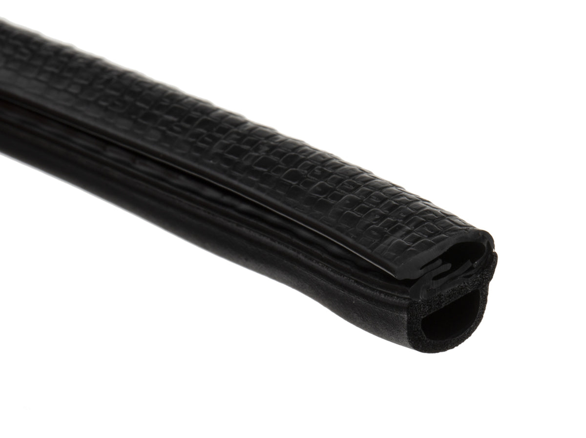 TieDex UK Black Polyvinyl Chloride Edge Protection, 20 m