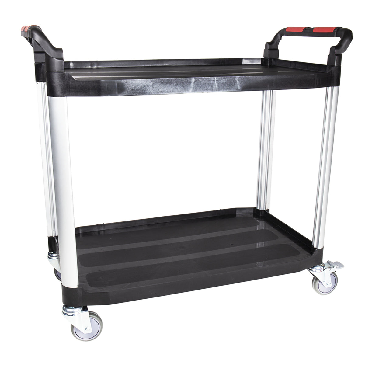 TieDex UK 2 Aluminium Rubber Trolley, 866 mm, 120 kg Load, 500 mm