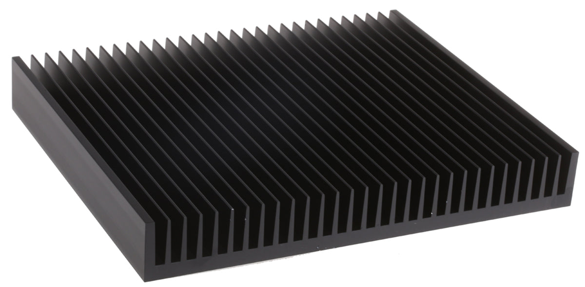 TieDex UK Heatsink, Universal Rectangular Alu, 0.3K/W 40 mm 250 mm 300mm