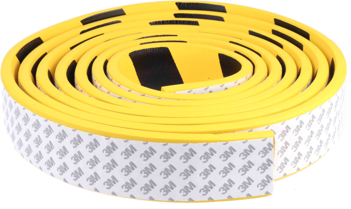TieDex UK Black, Yellow Impact Protector 5 m x 60mm