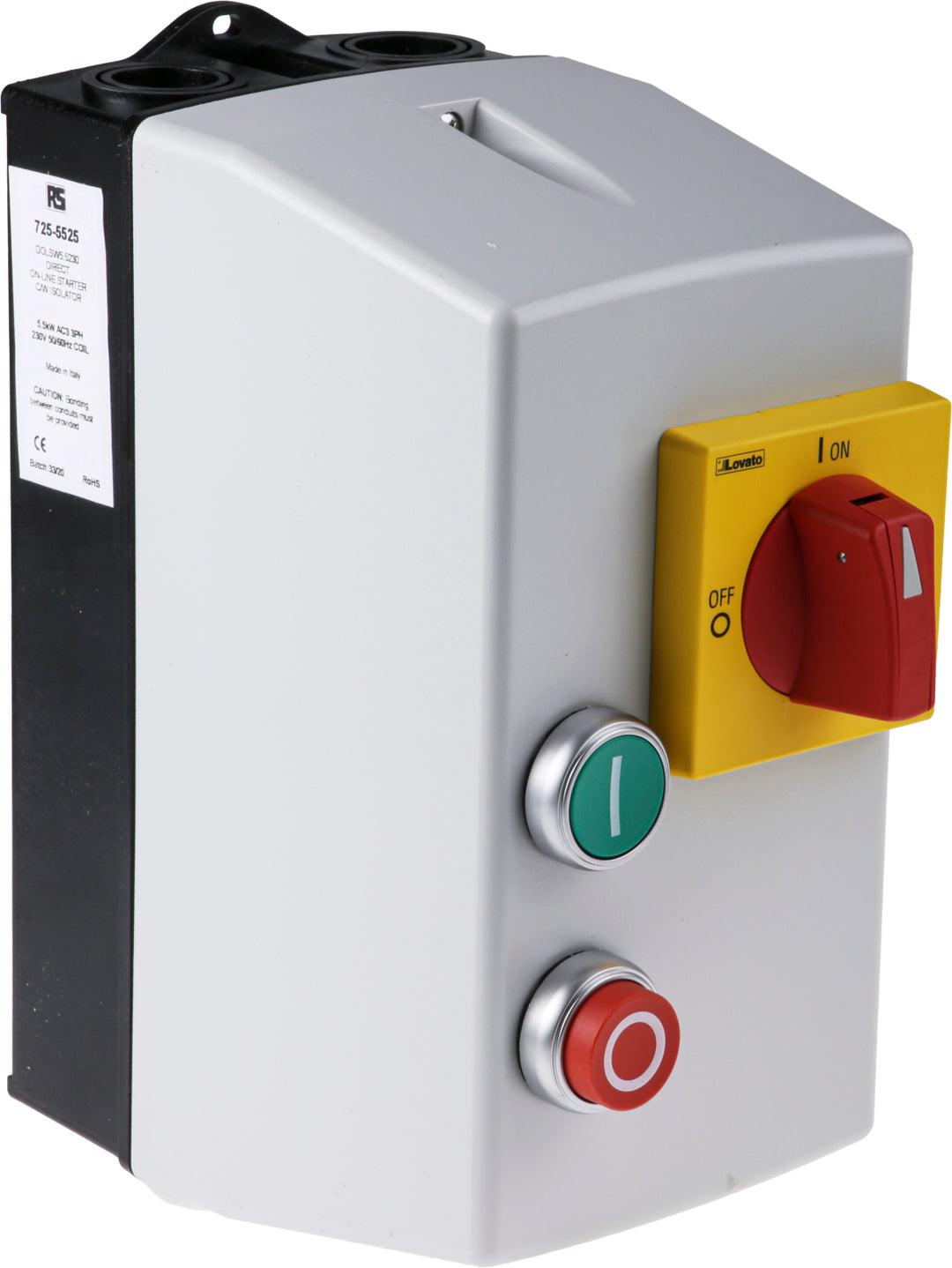 TieDex UK DOL Starter, DOL, 230V ac, 5.5 kW, 3 Phase, IP65