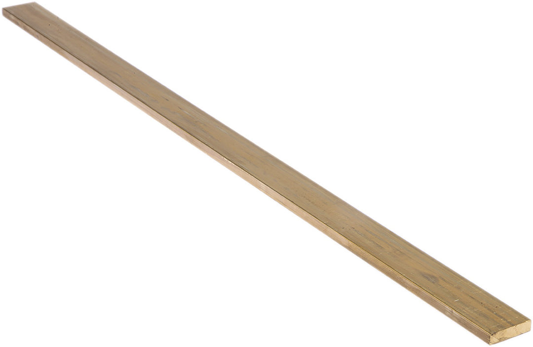 TieDex UK Metal Bar Flat, 1in W, 0.25 in H, 500 mm L