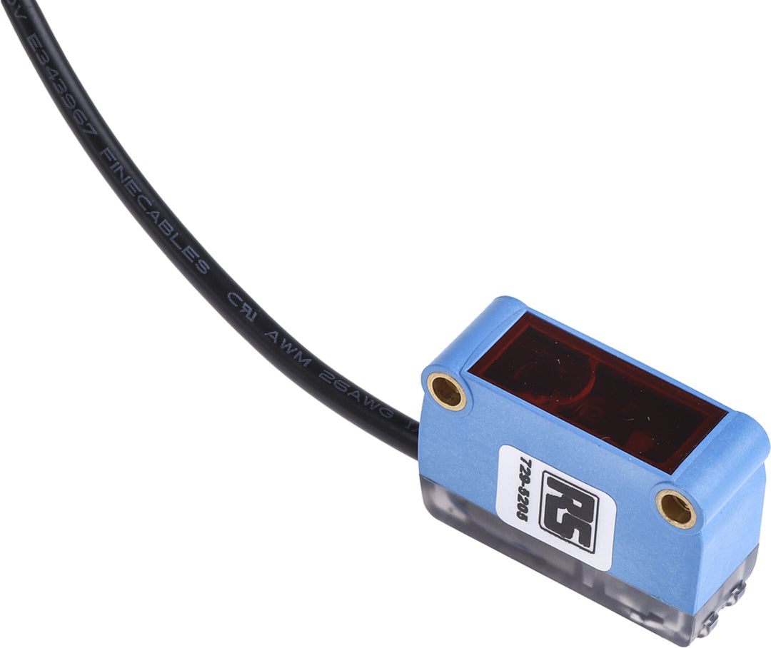 TieDex UK Retroreflective Photoelectric Sensor, Block Sensor, 7.2 m, PNP, IP67