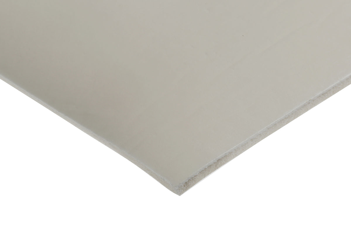 TieDex UK White Silicone Rubber Sponge Sheet, 1 m x 600mm x 3 mm, 200 °C