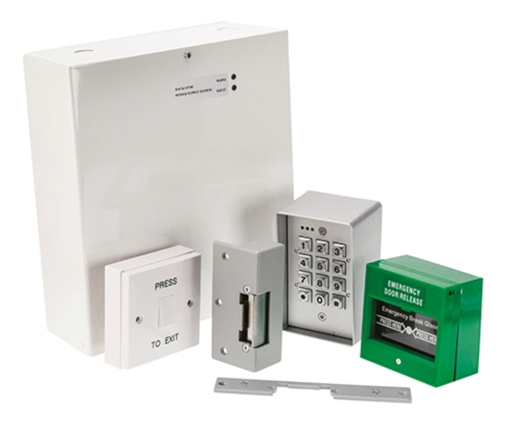 TieDex UK Access Control System, Fail Secure, 12V dc, 2A