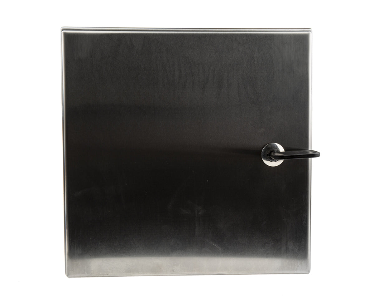 TieDex UK 304 Stainless Steel Wall Box, IP66, 300 mm x 300 mm x 200 mm