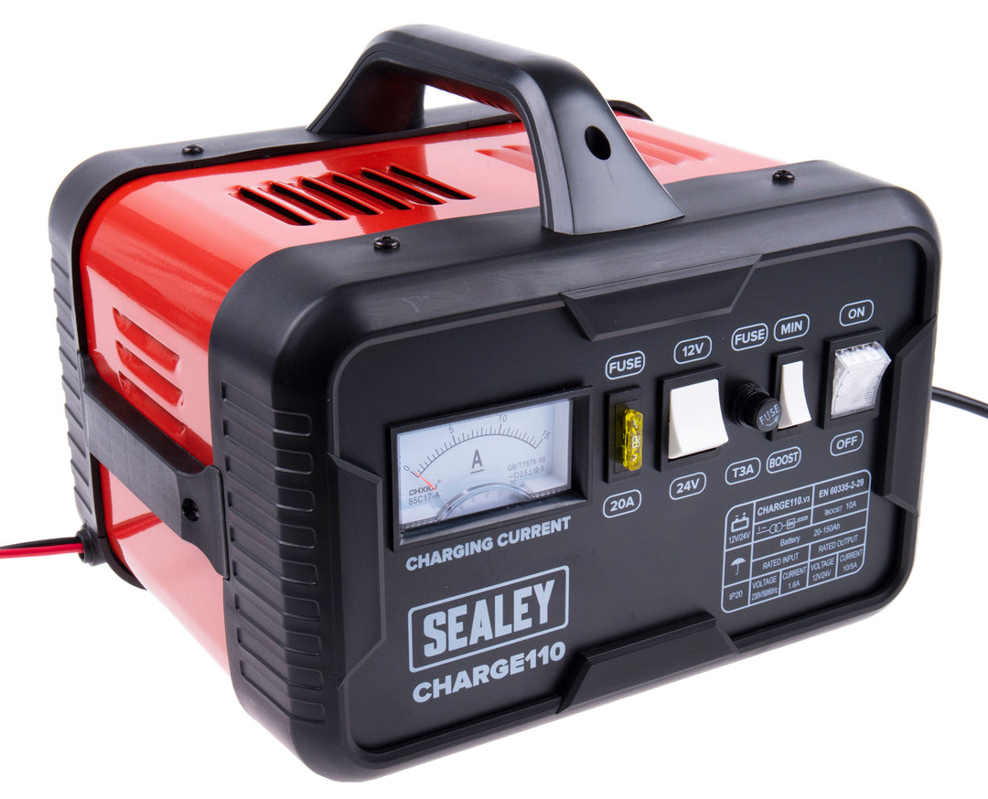 TieDex UK Battery Charger For 12V, 24 V, Lead Acid 14 A with UK plug, 1 Automotive