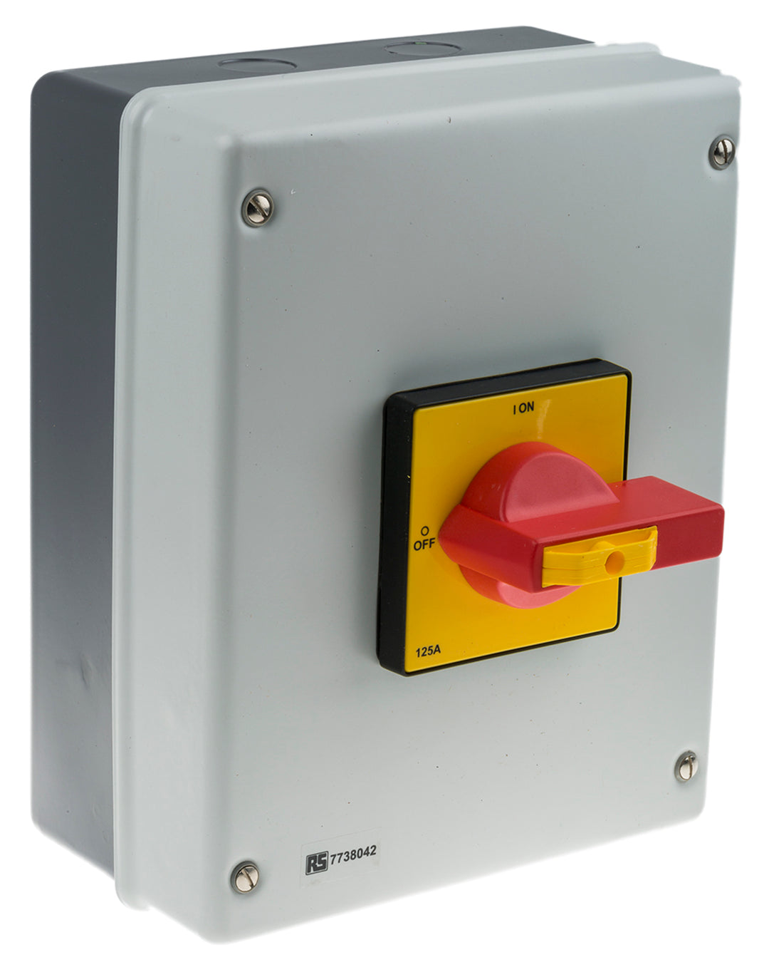 TieDex UK 4-Pole Panel Mount Isolator Switch -, IP54, 125A, 75 kW