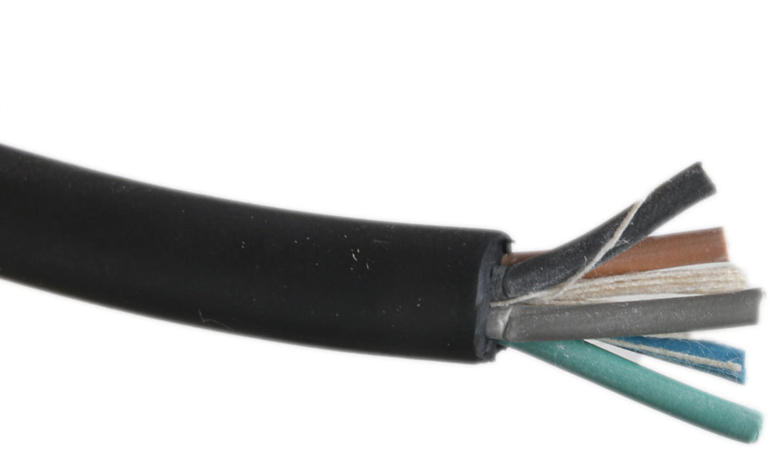TieDex UK 5 Core Power Cable, Black 1.5mm² 60 °C, 100 m CPE