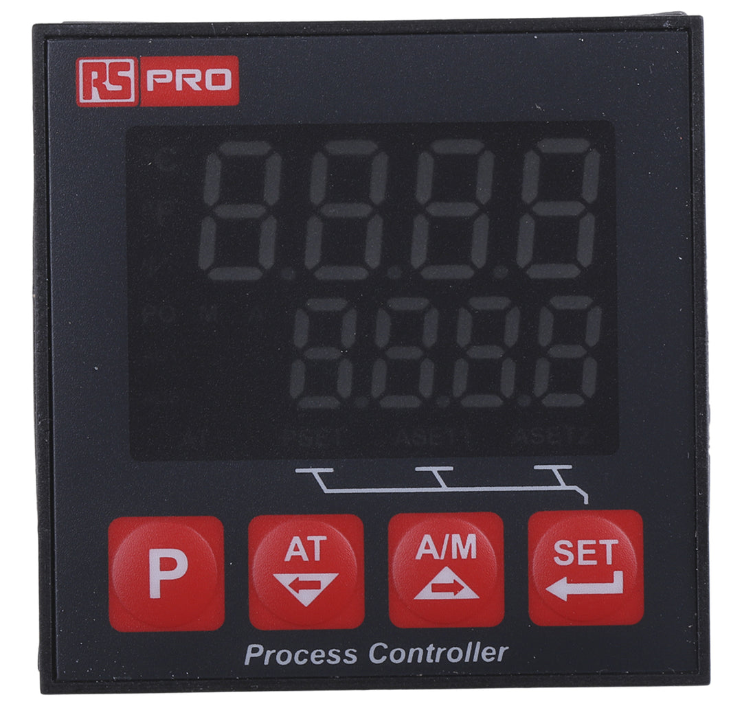 TieDex UK Head, Push Fit PID Temperature Controller, 3 Output Relay 240V ac On-Off