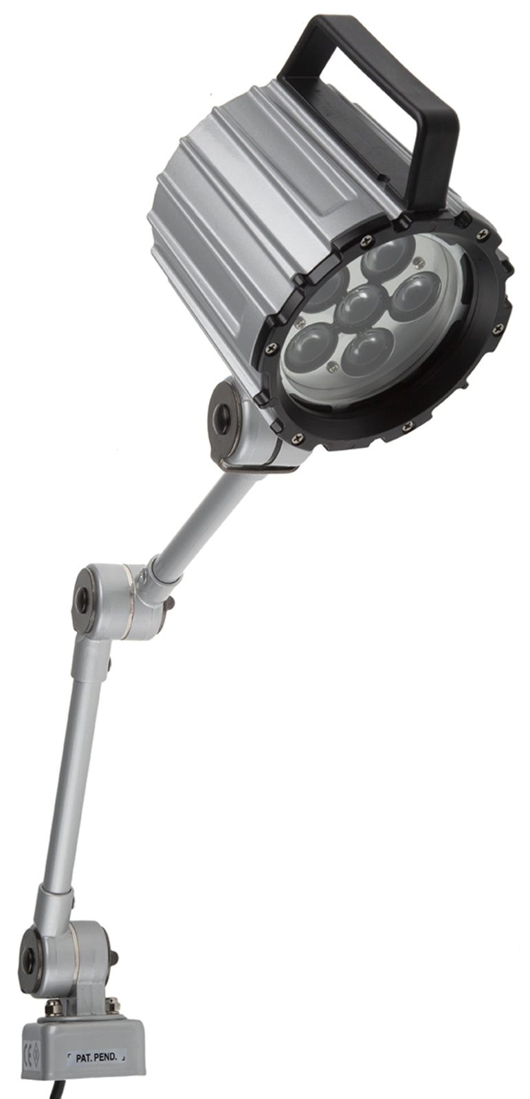 TieDex UK LED Machine Light, 12 W, 24 V ac, 24V dc, Adjustable Arm, IP65, 430 mm Reach, 430 mm Arm Length, 1.8 m