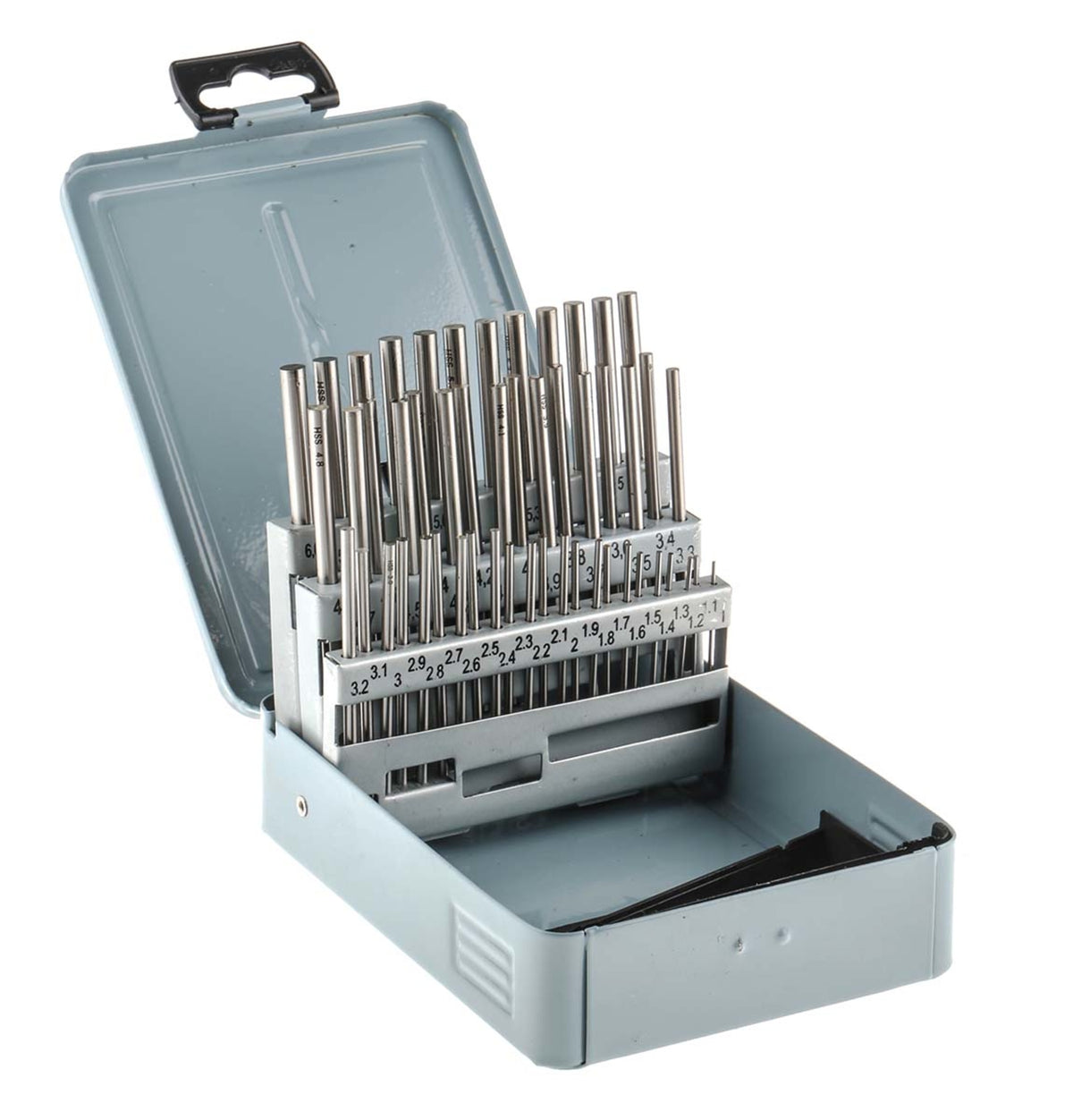 TieDex UK Hole Drill Blank Set, Steel, 51 piece