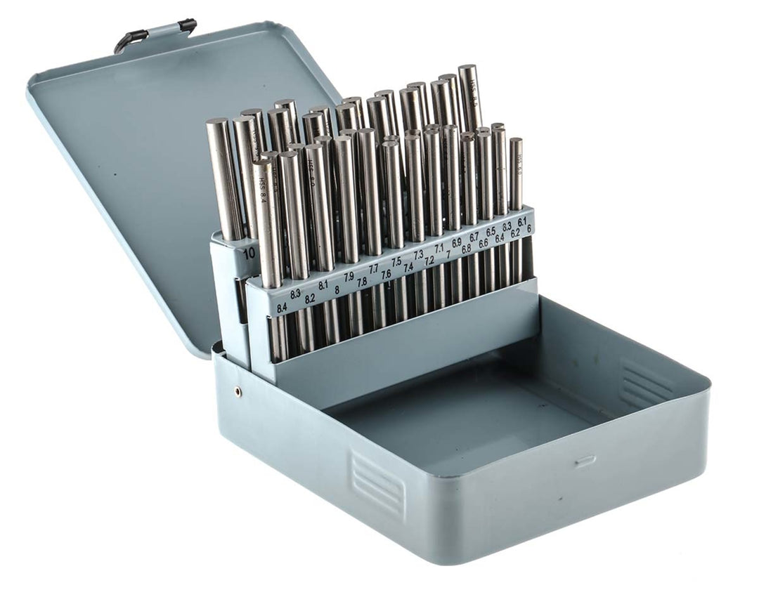 TieDex UK Hole Drill Blank Set, Steel, 41 piece