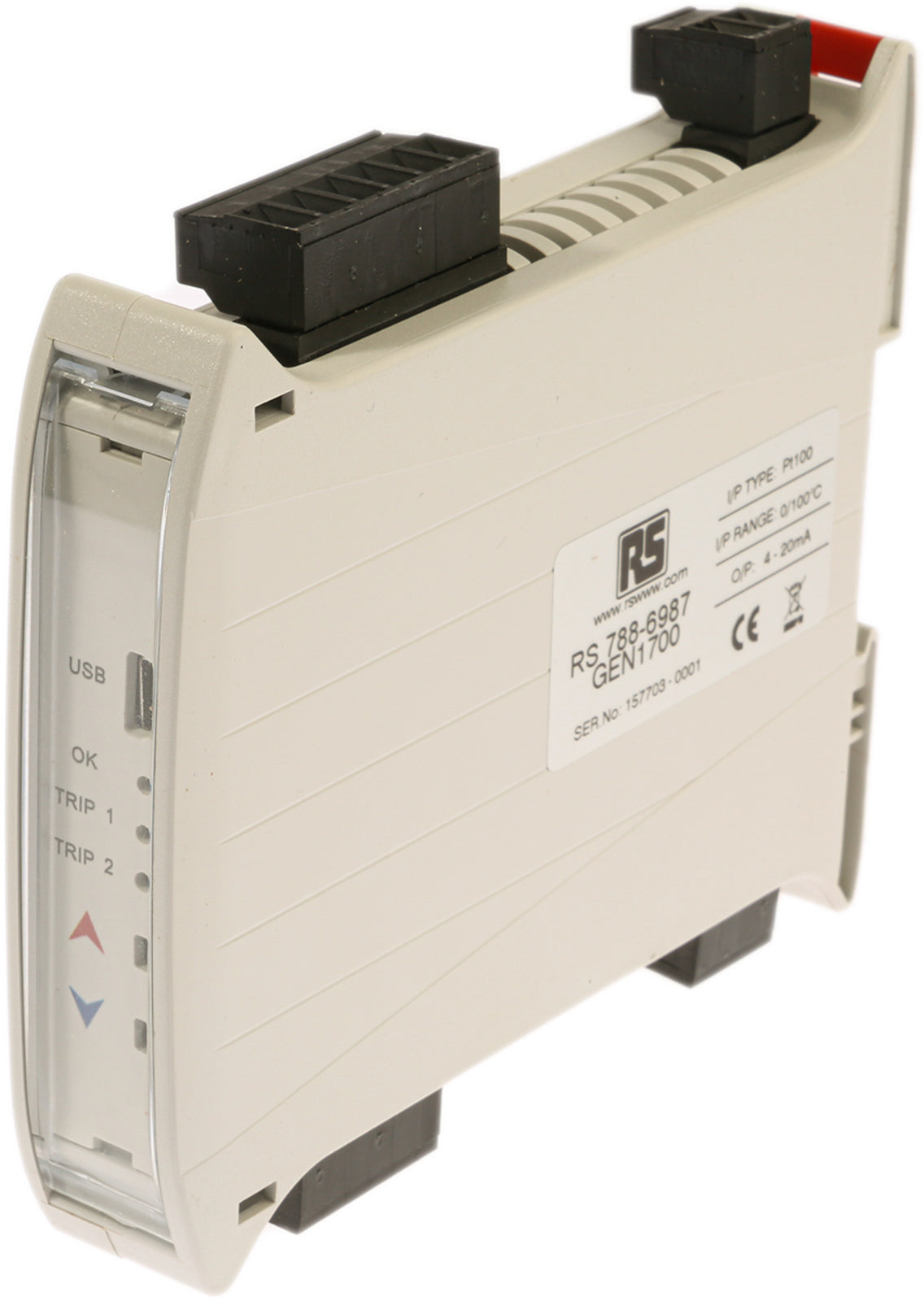 TieDex UK Signal Conditioner, Universal Input, Relay, Voltage, Current Output, 20 V ac, 240 V ac, 20V dc, 240 V dc Supply