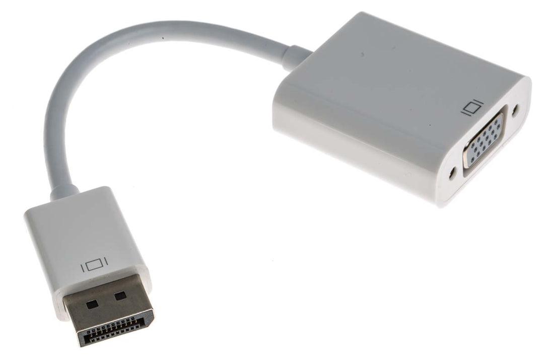 TieDex UK DisplayPort to Male to VGA Female Adapter