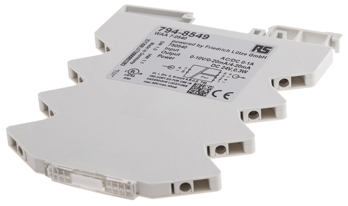TieDex UK Signal Conditioner, Current Input, Current/Voltage Output, 16.8V, 30 V Supply