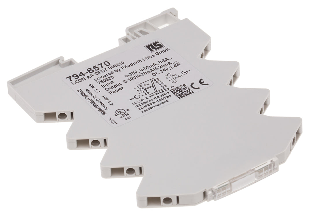TieDex UK Signal Conditioner, Current/Voltage Input, Current/Voltage Output, 16.8V, 30 V Supply