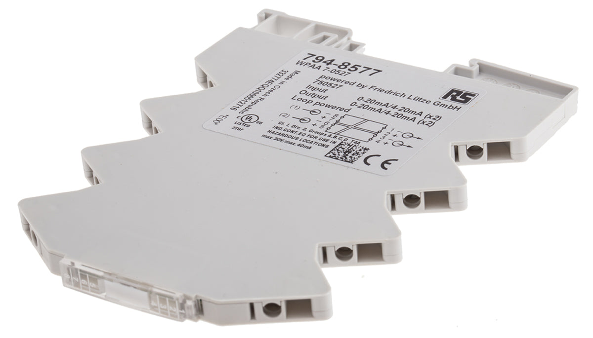 TieDex UK Signal Conditioner, Current Input, Current Output, Groups A, C, B, D, Class I, Division 2