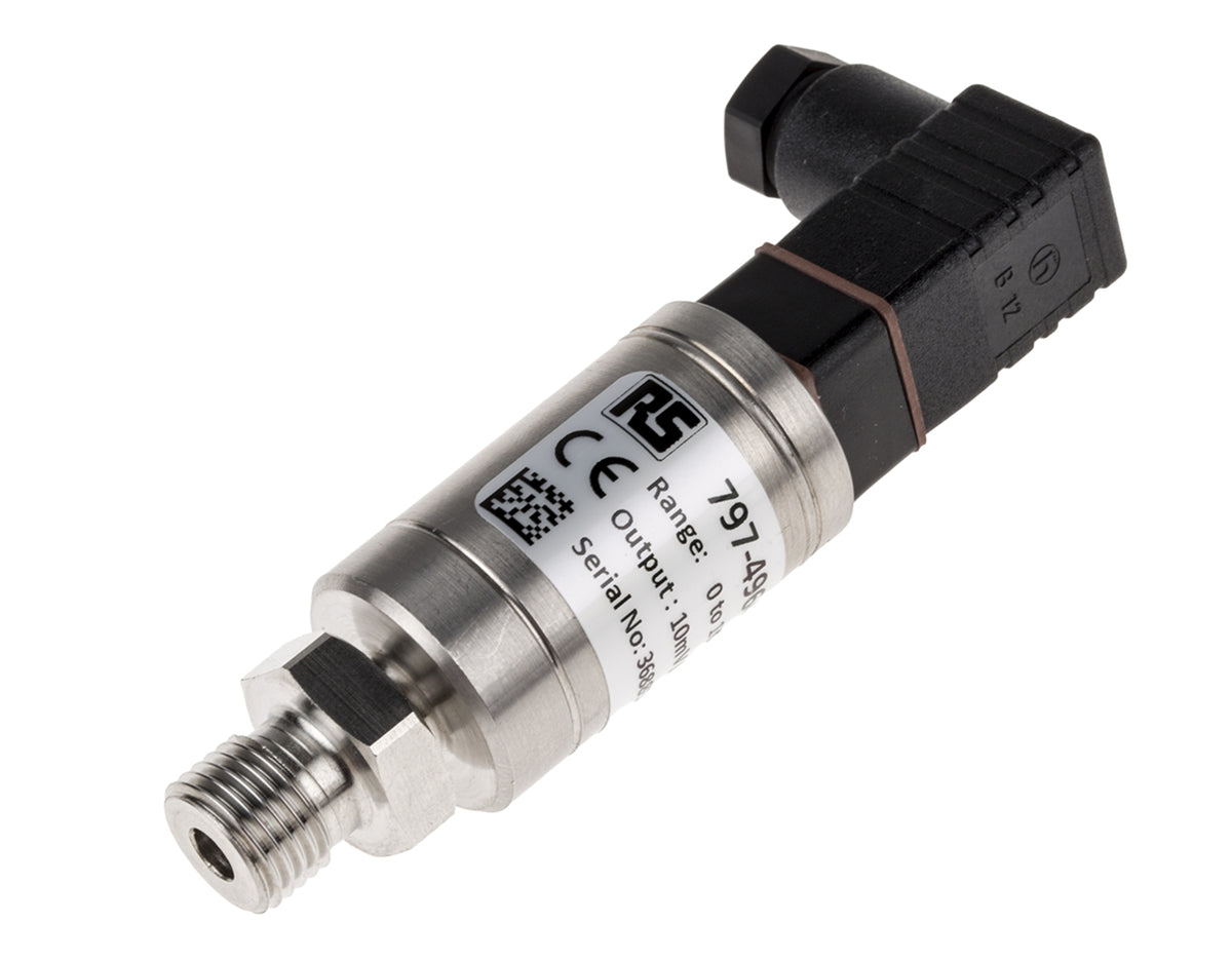 TieDex UK Pressure Sensor, Voltage Output 0 bar 16 bar, Gauge Reading