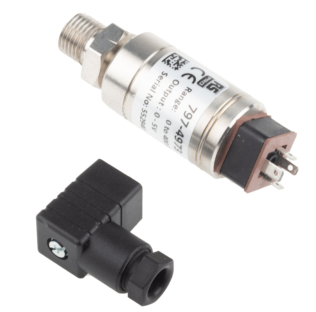 TieDex UK Pressure Sensor, Voltage Output 0 bar 400 bar, Gauge Reading