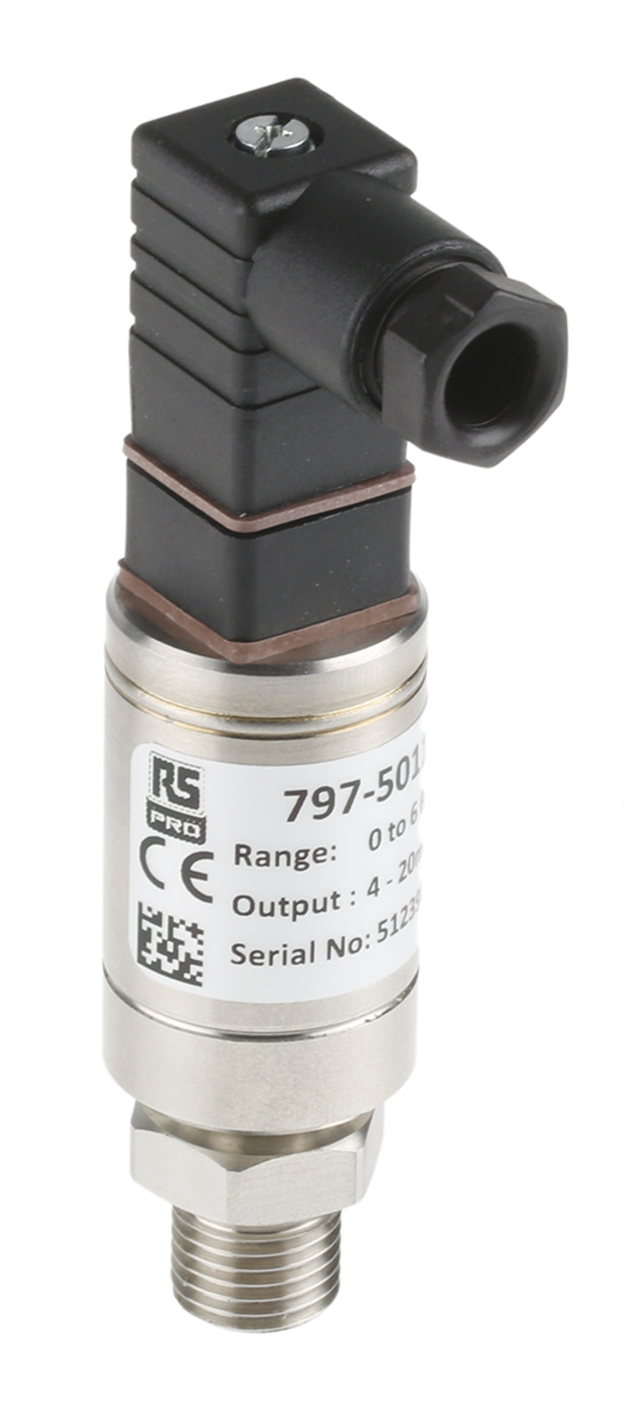 TieDex UK Pressure Sensor, Current Output 0 bar 6 bar, Gauge Reading