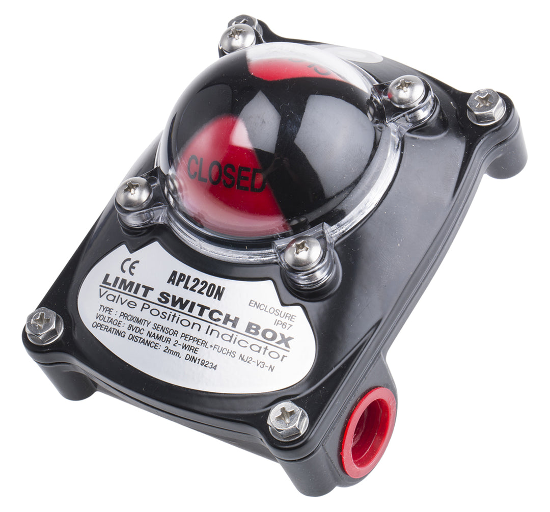 TieDex UK Switch Box, SPDT, IP67, Aluminium Housing