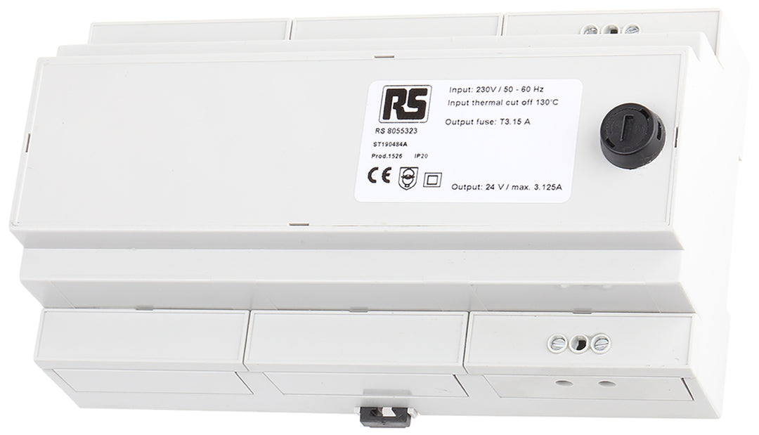 TieDex UK 75 VA DIN Rail Transformer, 230 V ac Primary, 24 V ac Secondary, IEC 61558-2-6